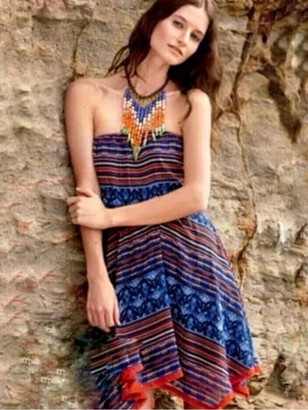 Anthropologie Maeve Urcos Handkerchief Dress - Picture 5 of 7